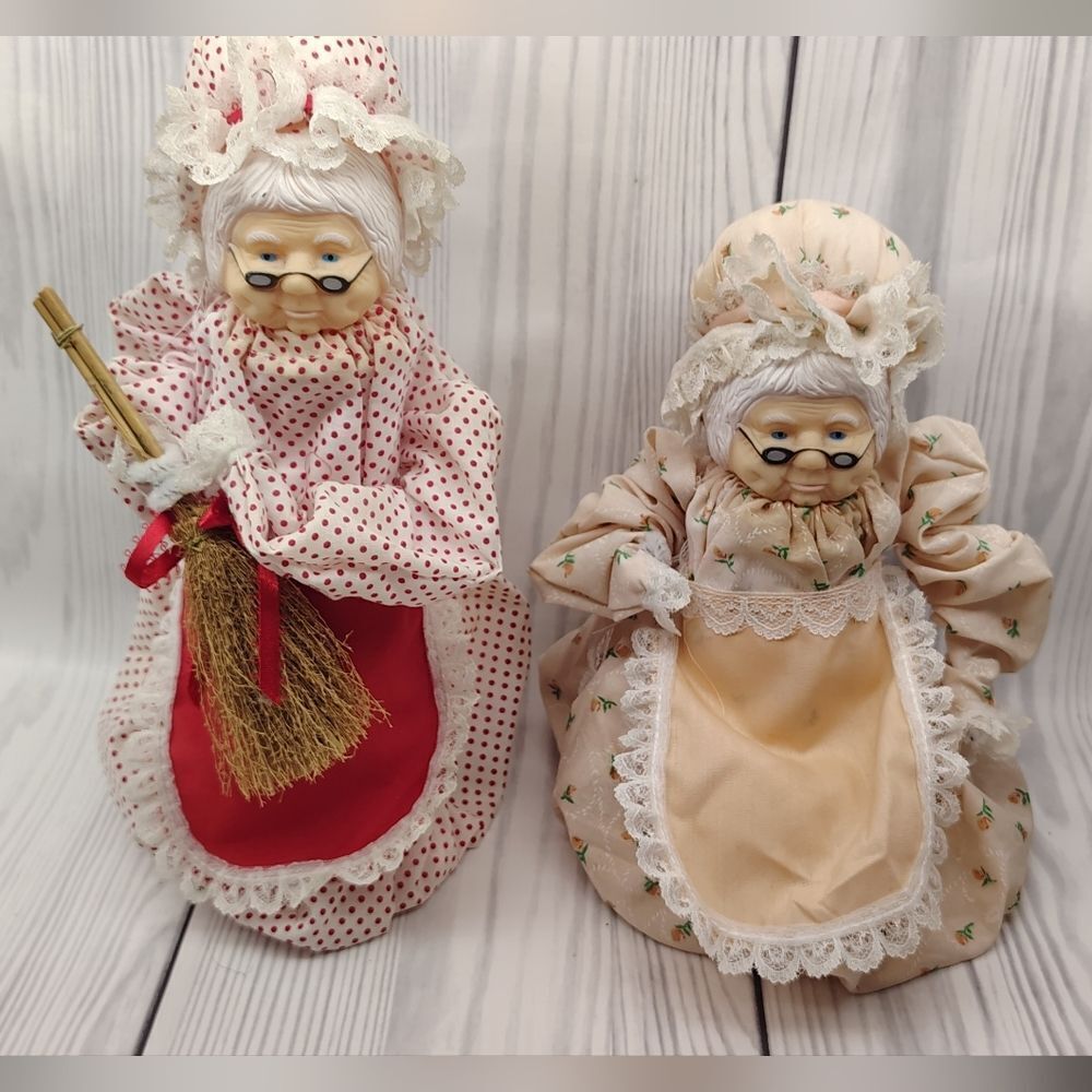 FREE w/ Purchase Vintage Handmade  Grandma Dolls